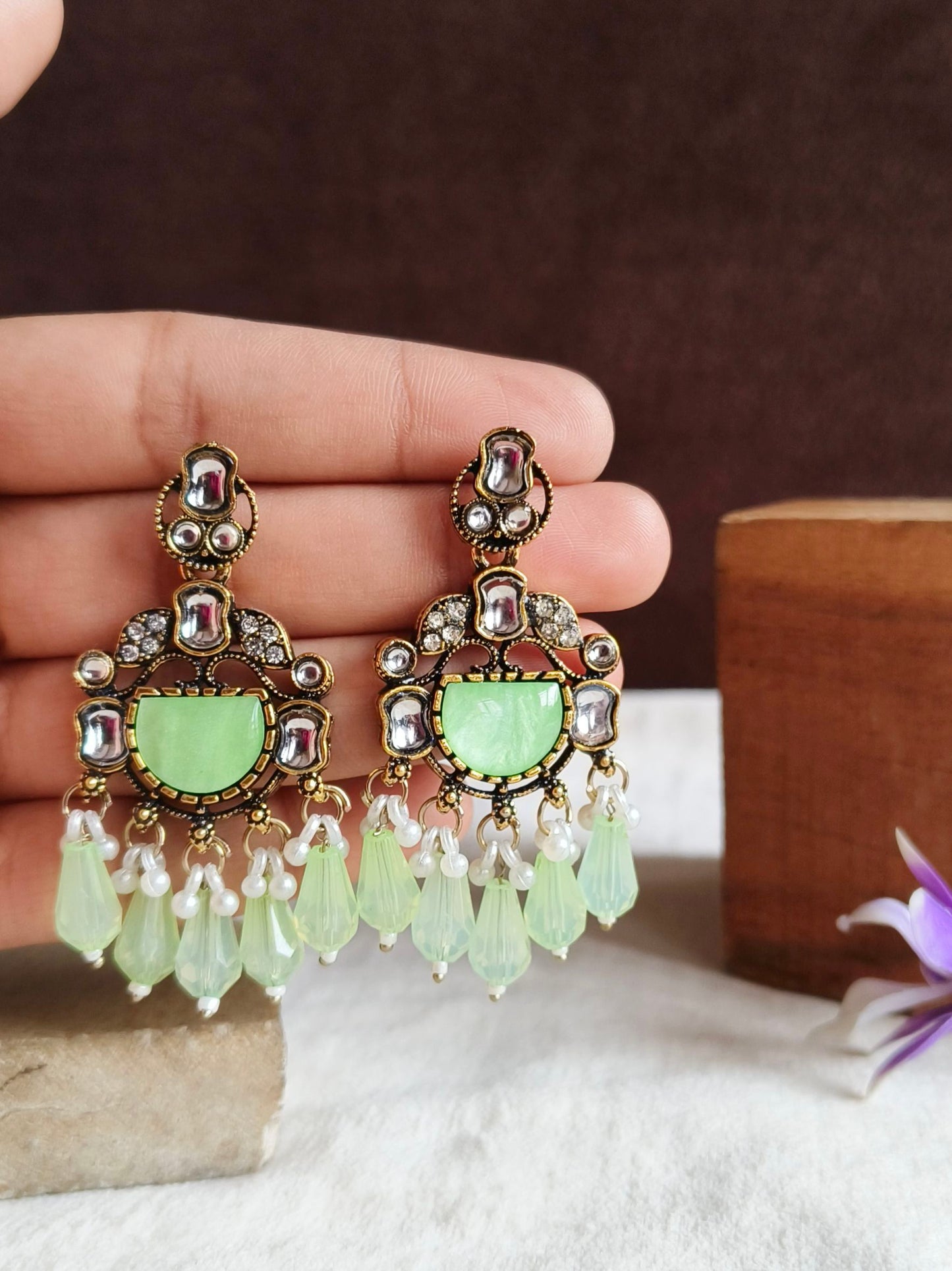 Oxidised Earrings
