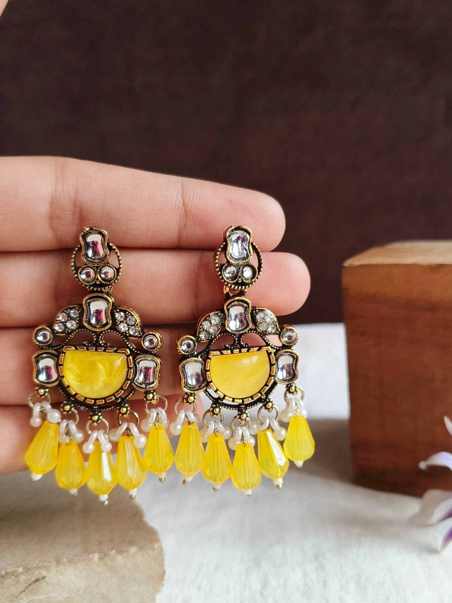 Oxidised Earrings