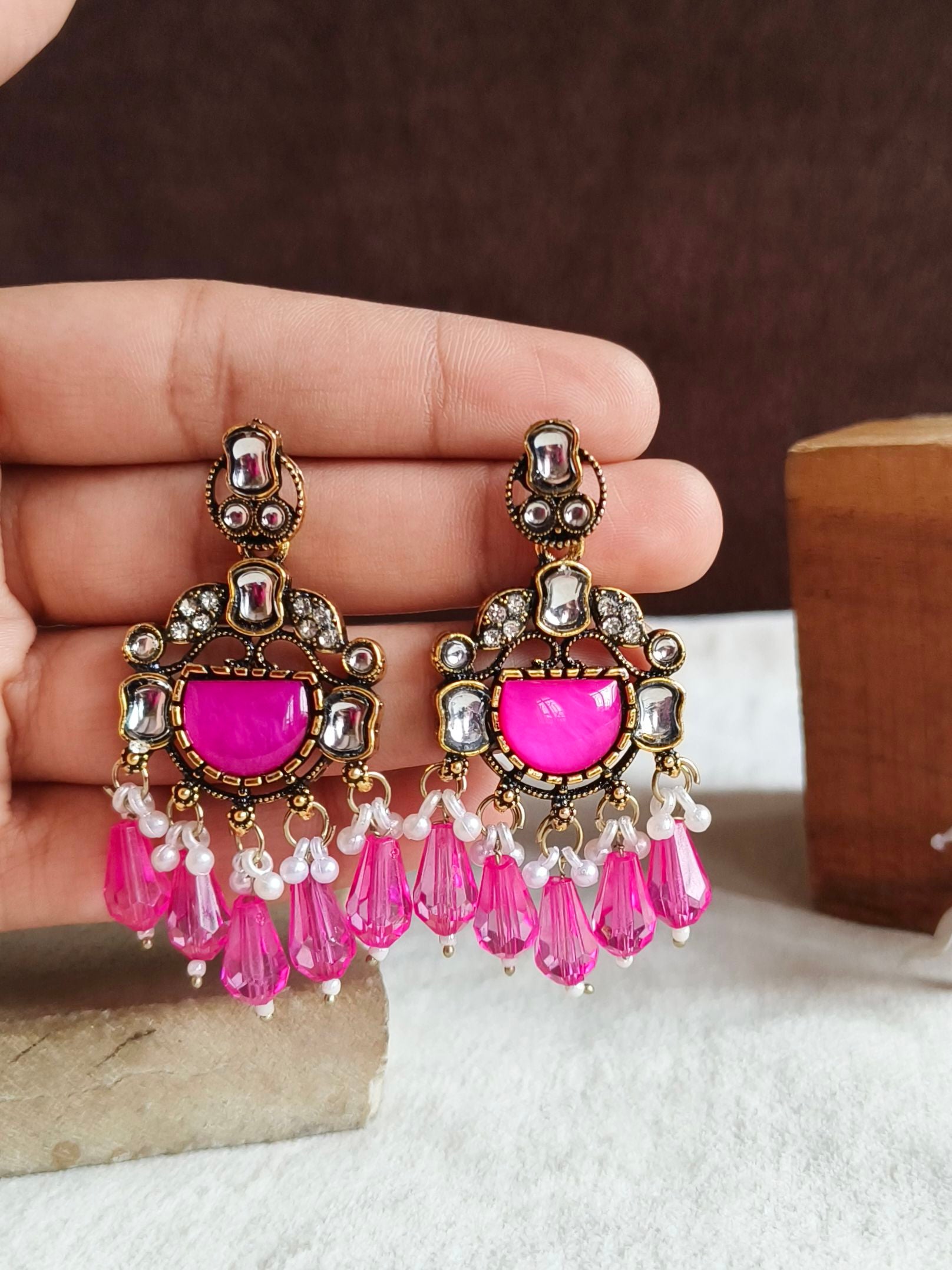 Oxidised Earrings