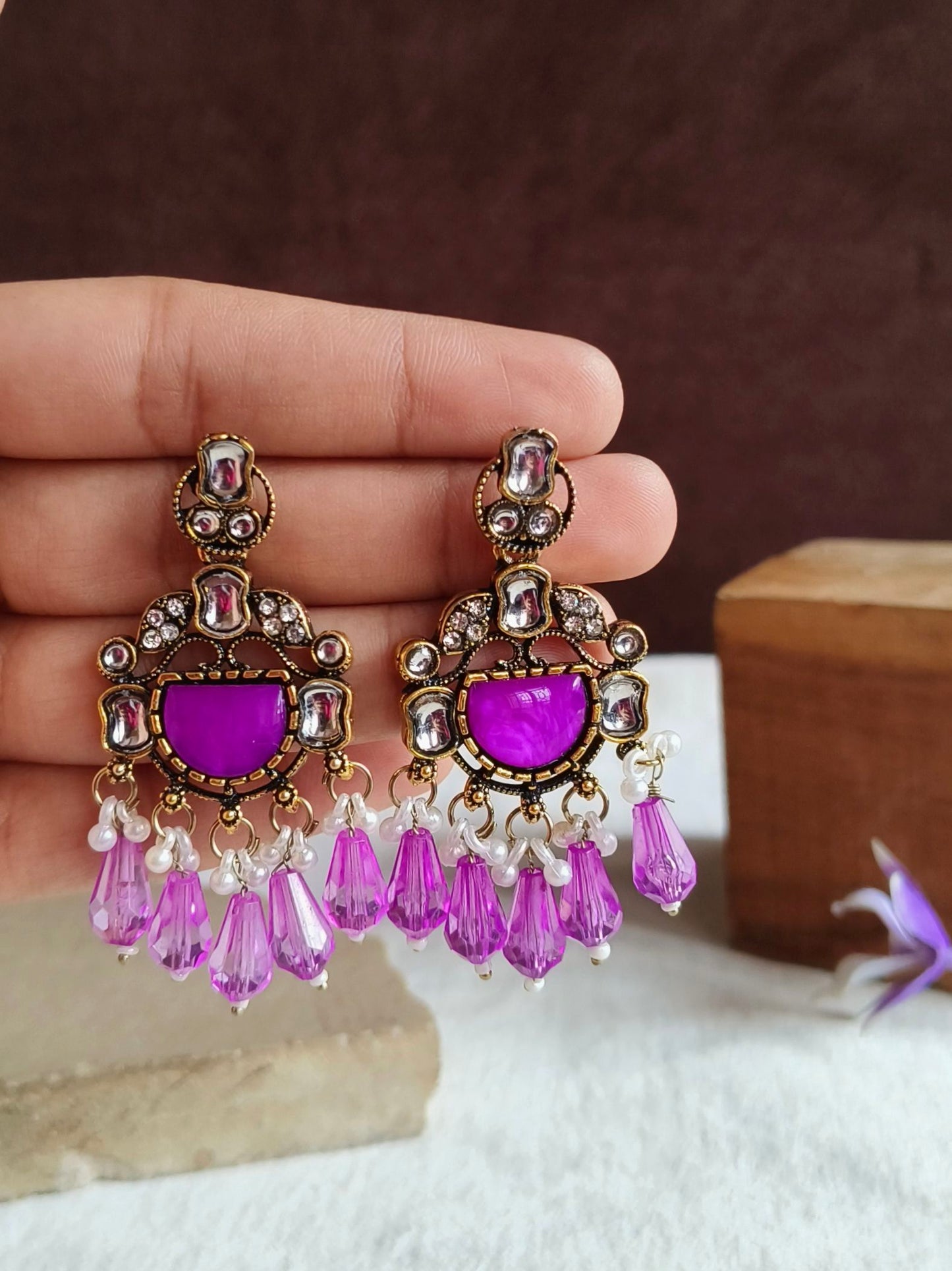 Oxidised Earrings