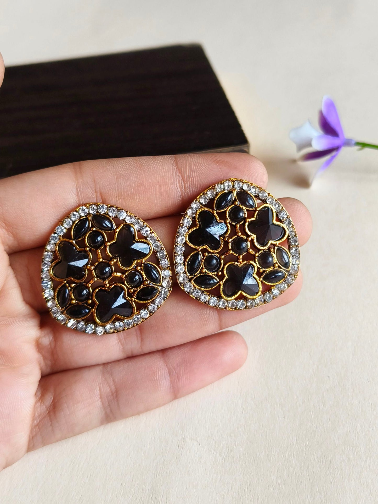 Oxidised Earrings