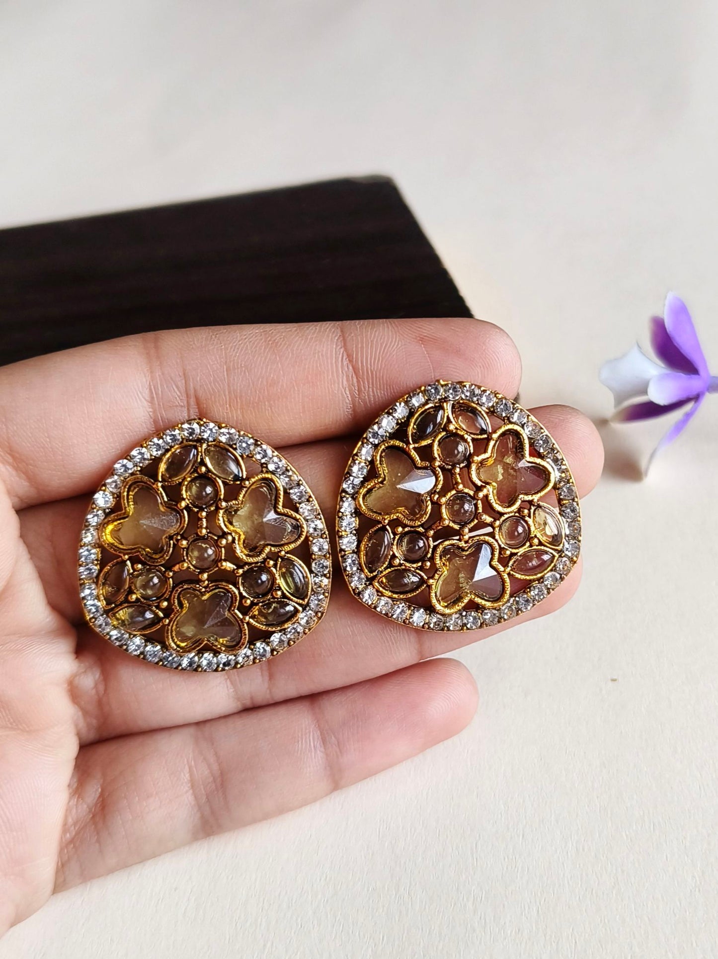 Oxidised Earrings
