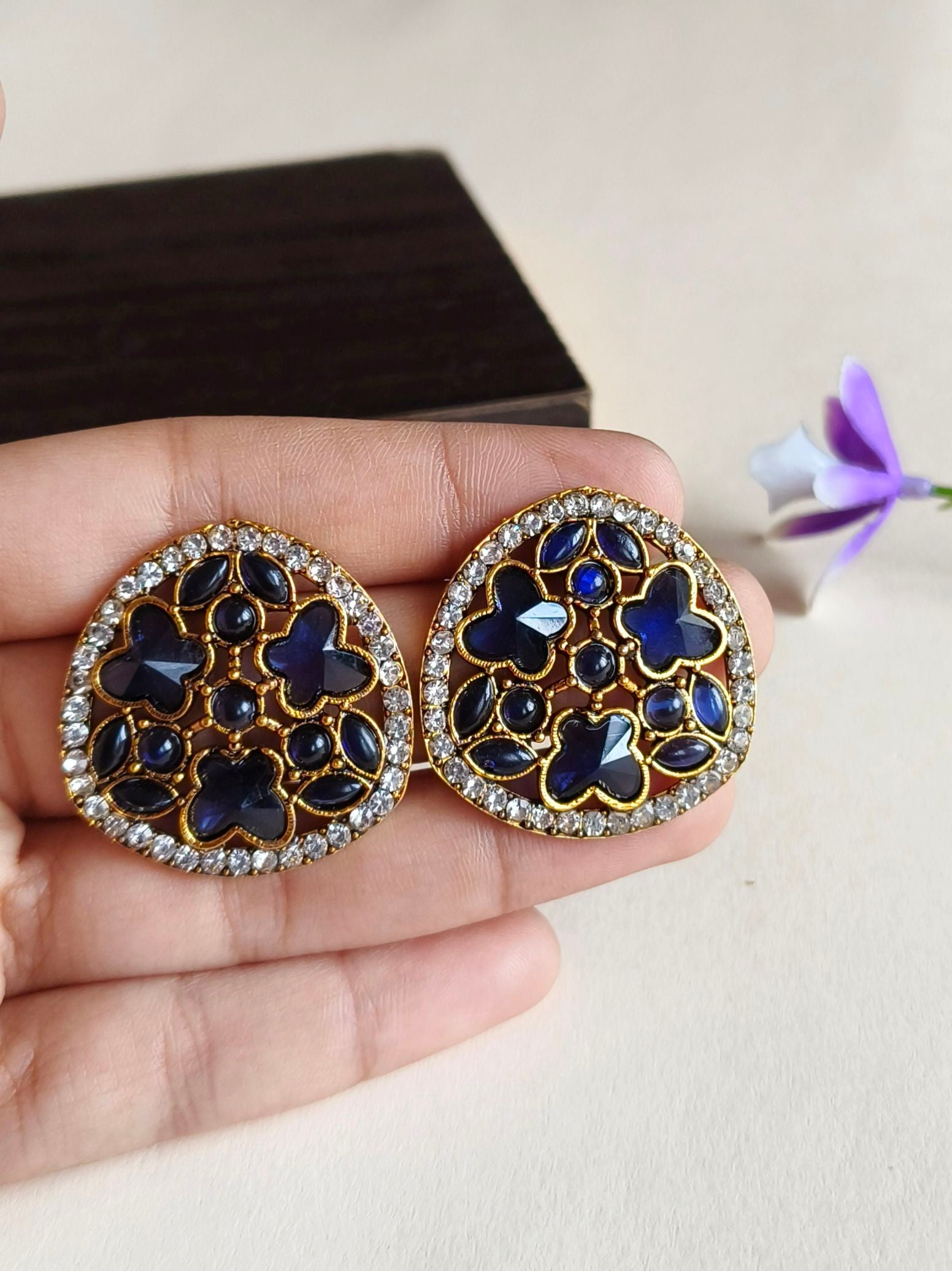 Oxidised Earrings
