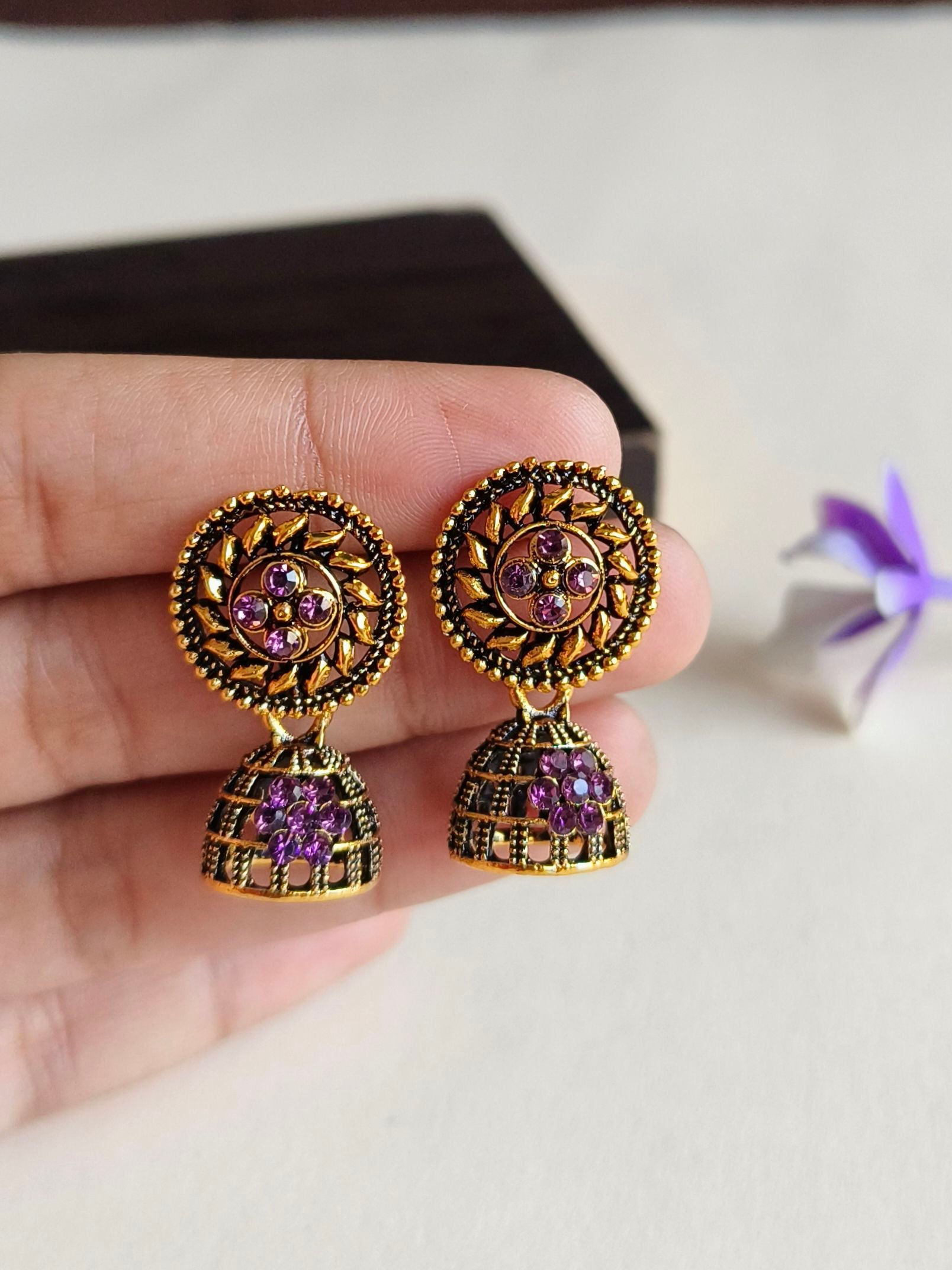 Oxidised Earrings