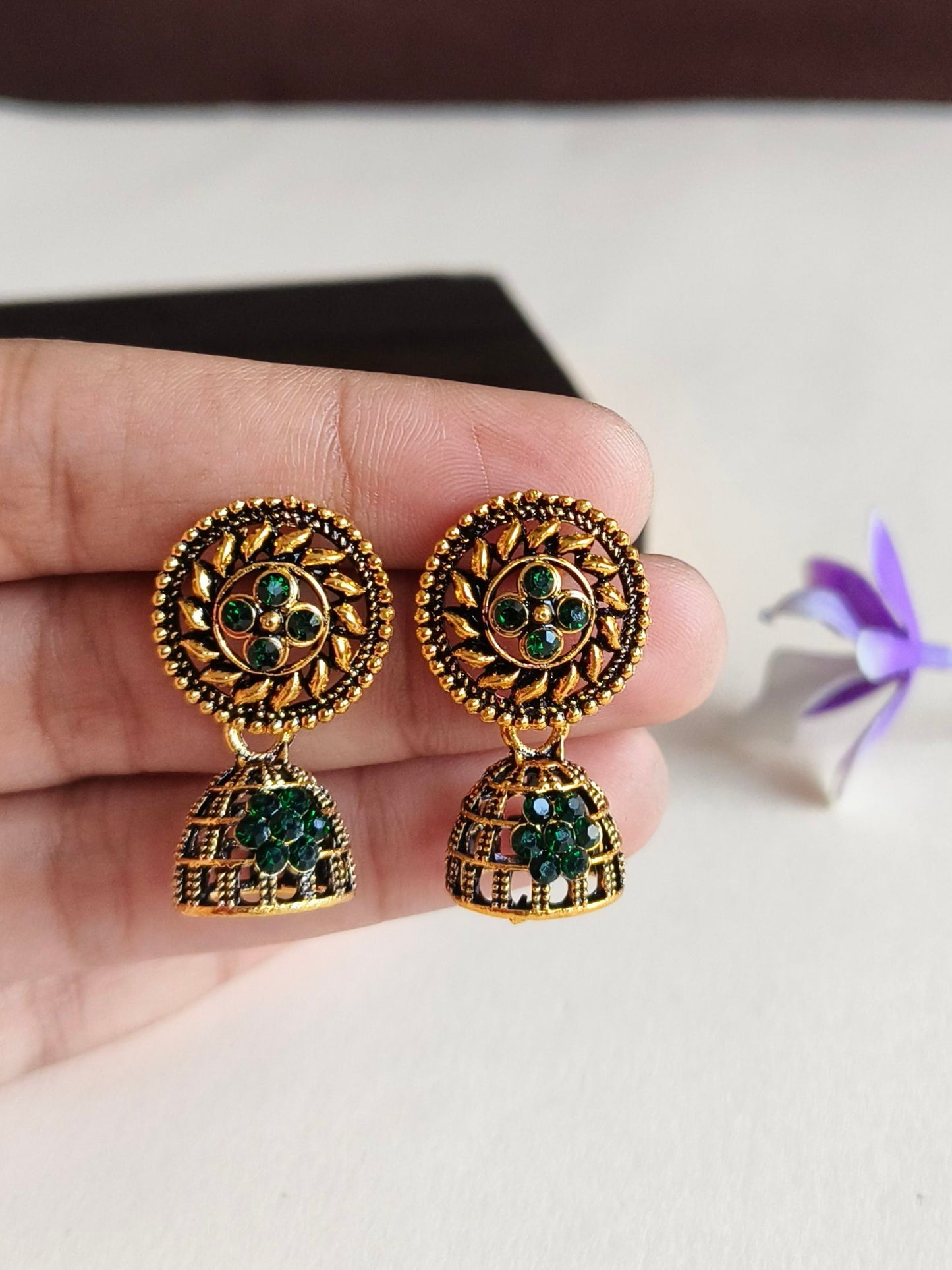 Oxidised Earrings