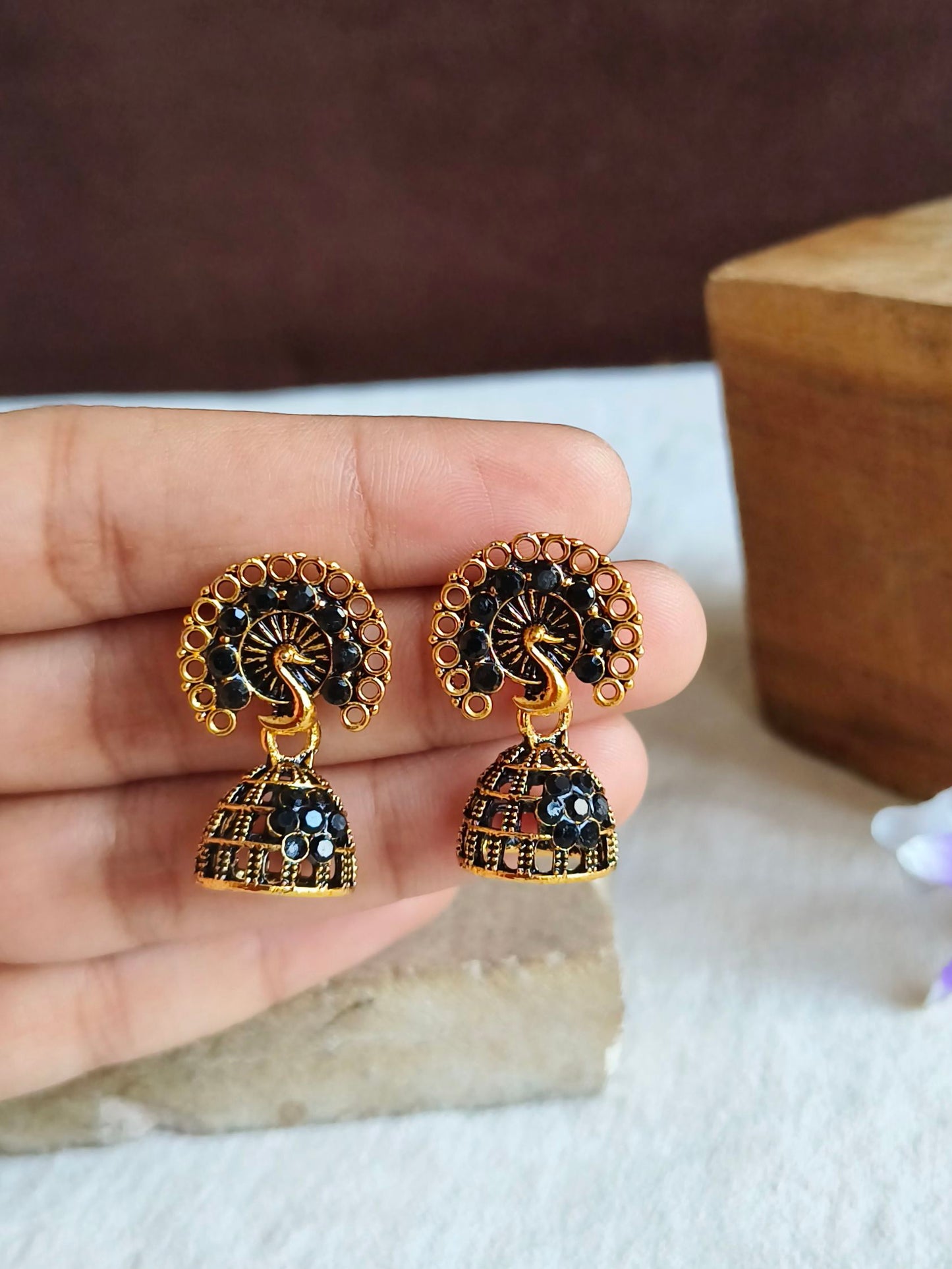 Oxidised Earrings