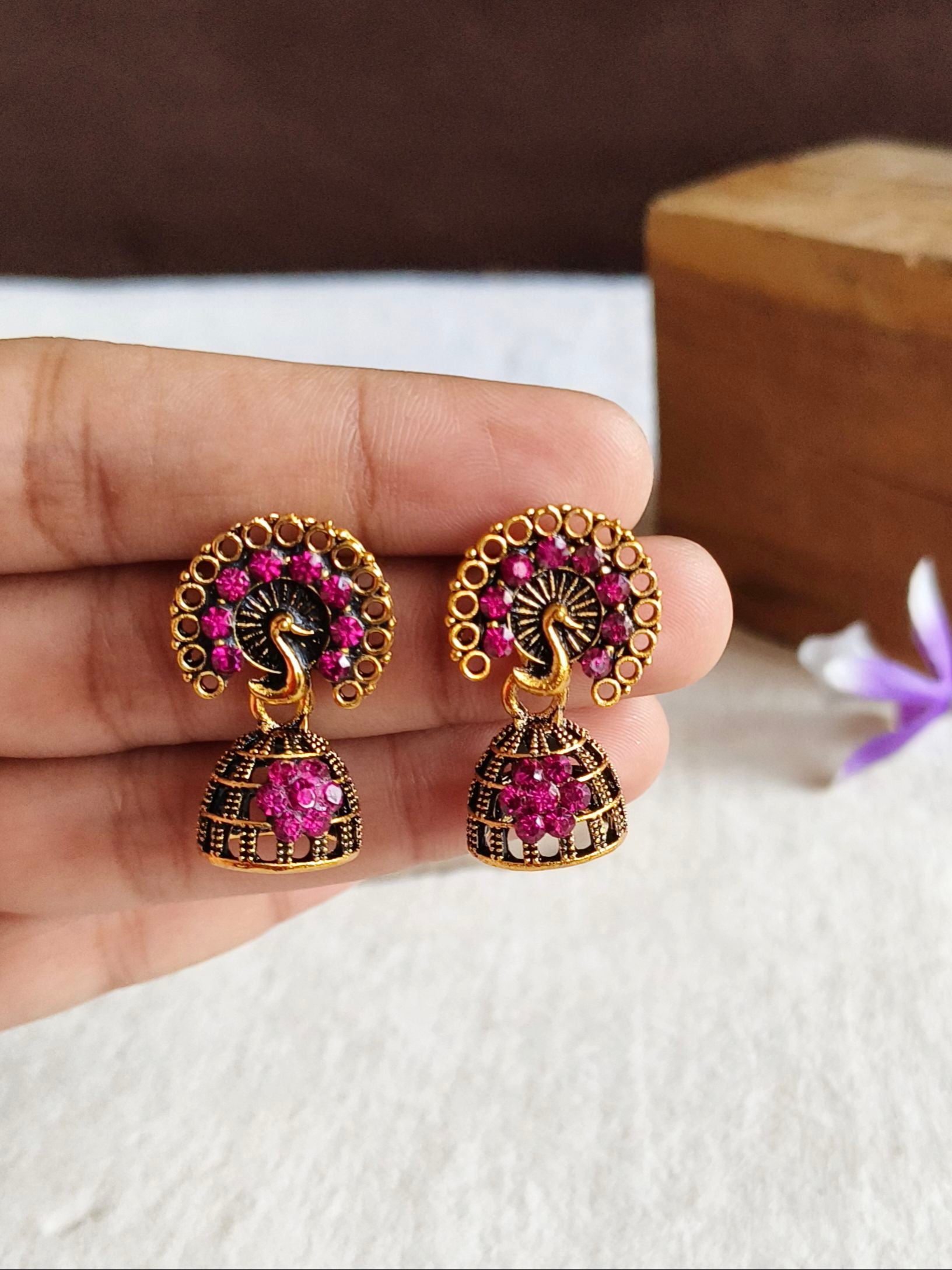 Oxidised Earrings