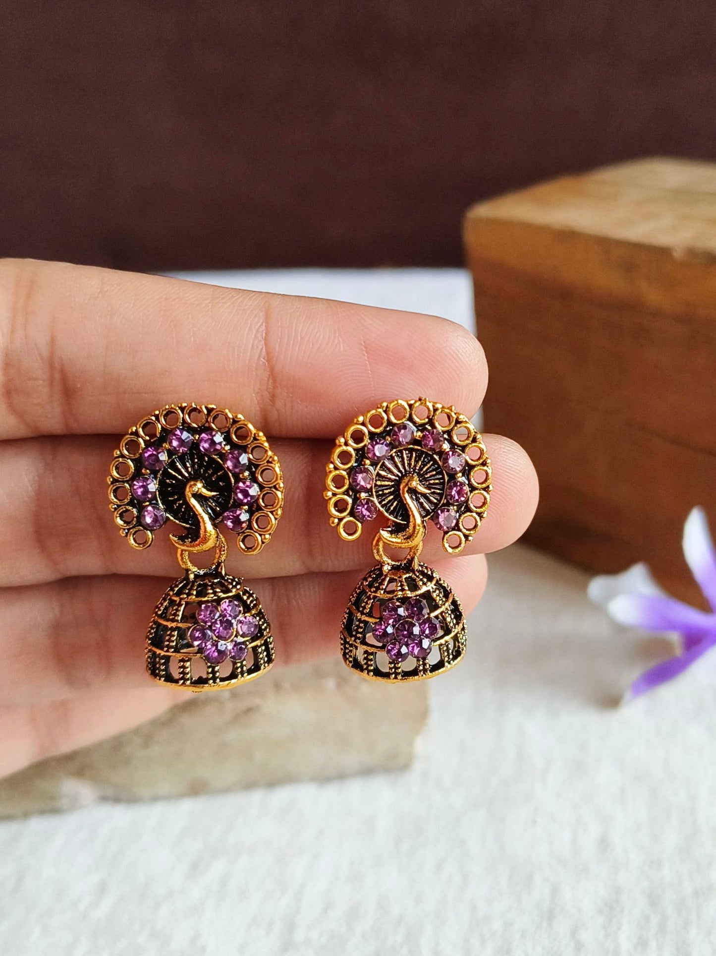 Oxidised Earrings