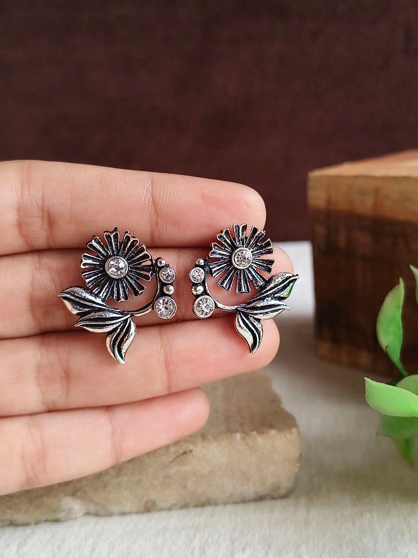 Oxidised Earrings