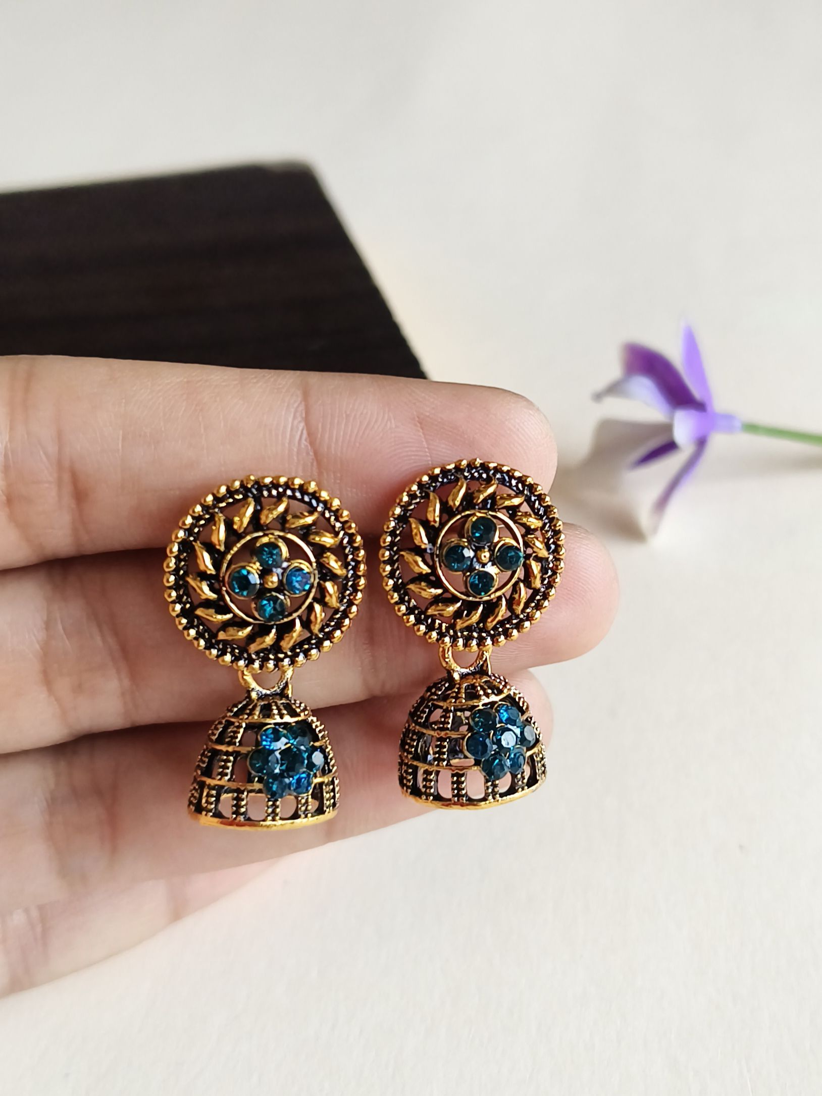 Oxidised Earrings