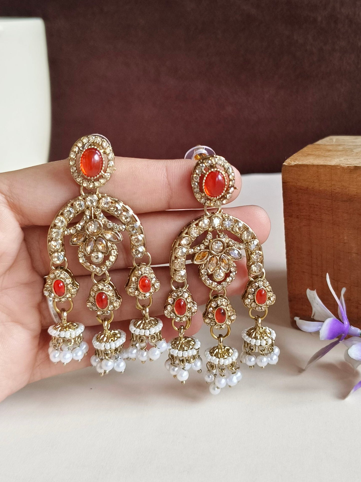 Earrings 2883AMDLORG