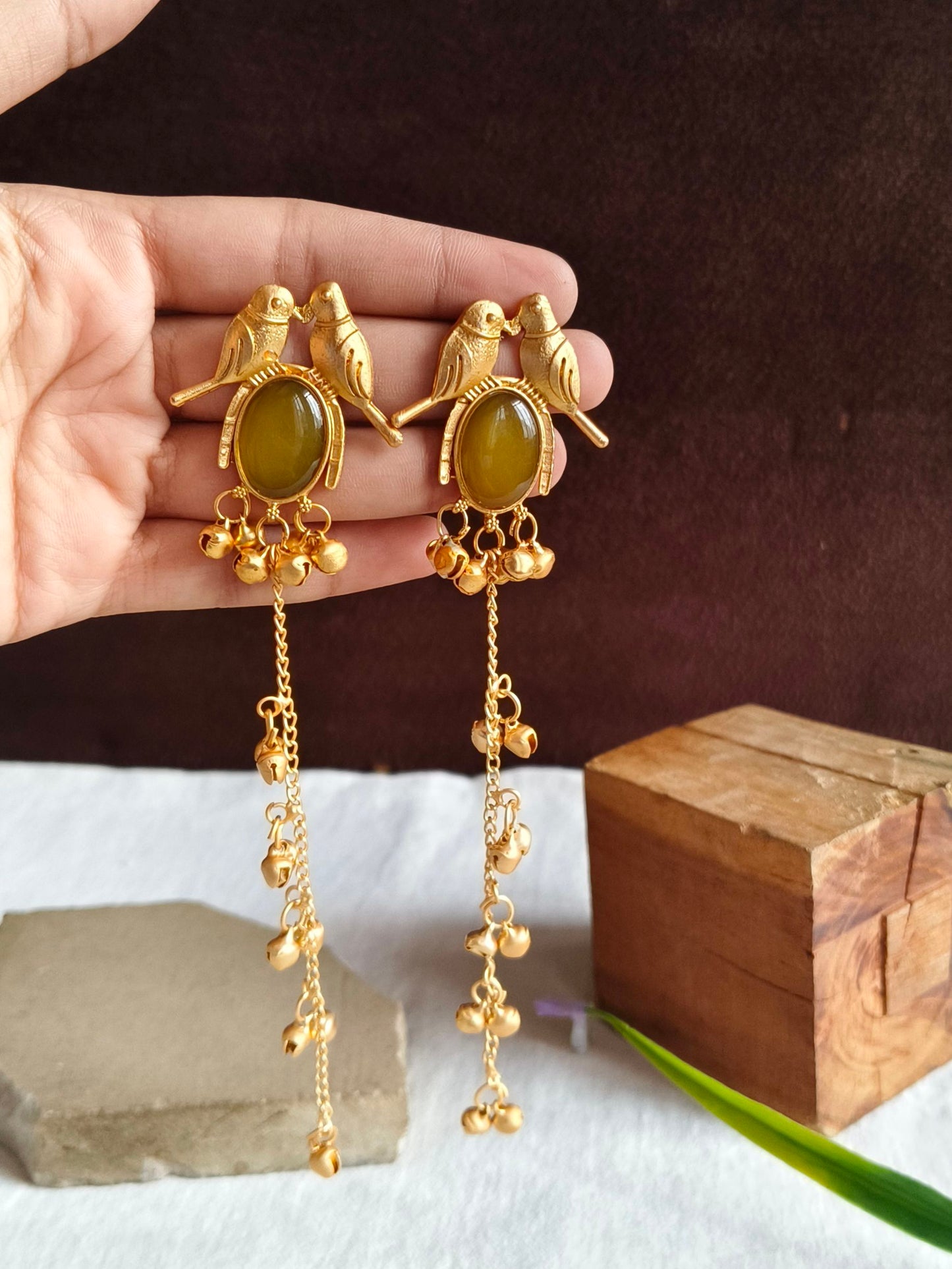 Earrings 1312AMKSMDGRN