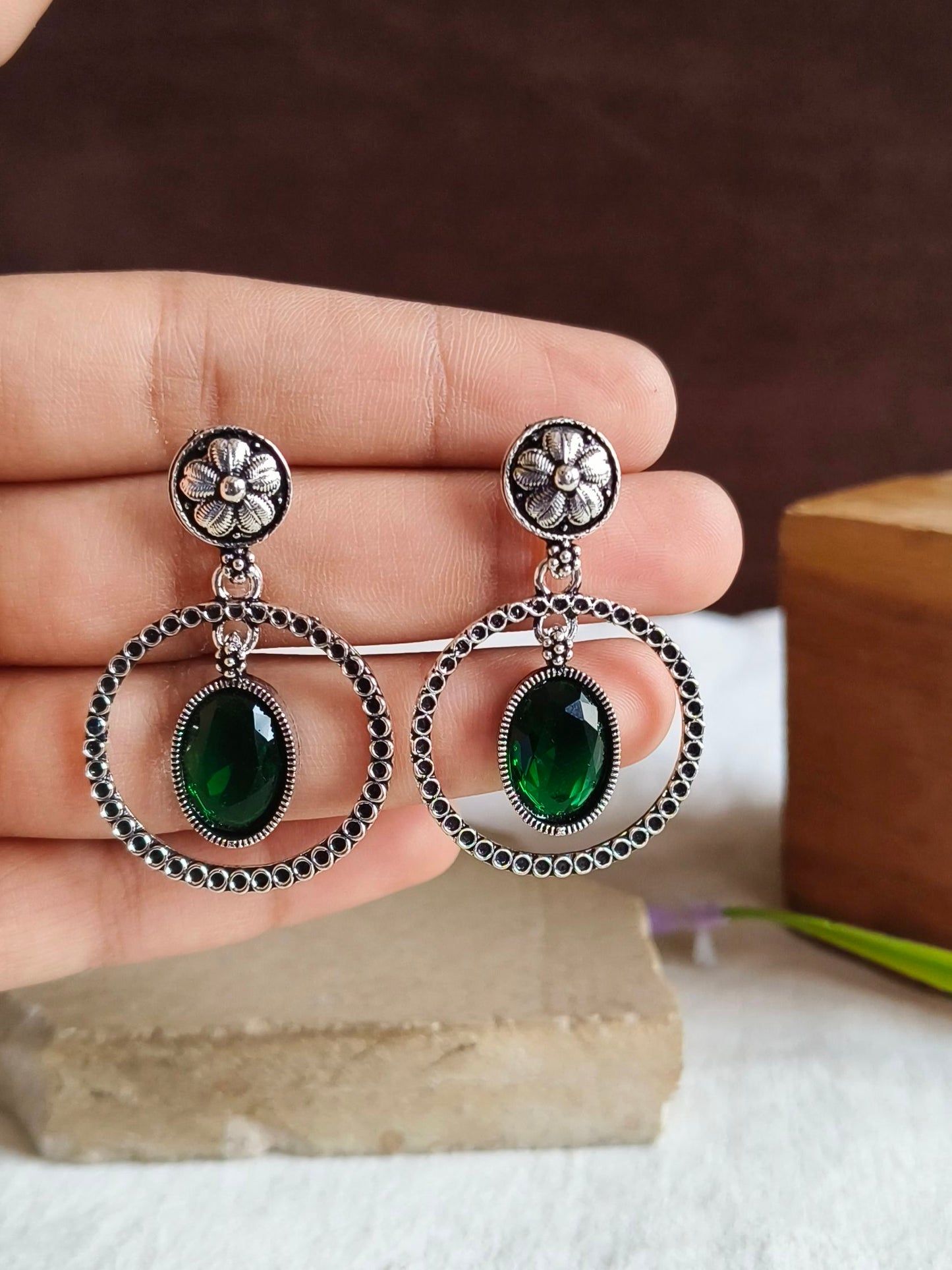 Earrings 0151AMAYDLGRN
