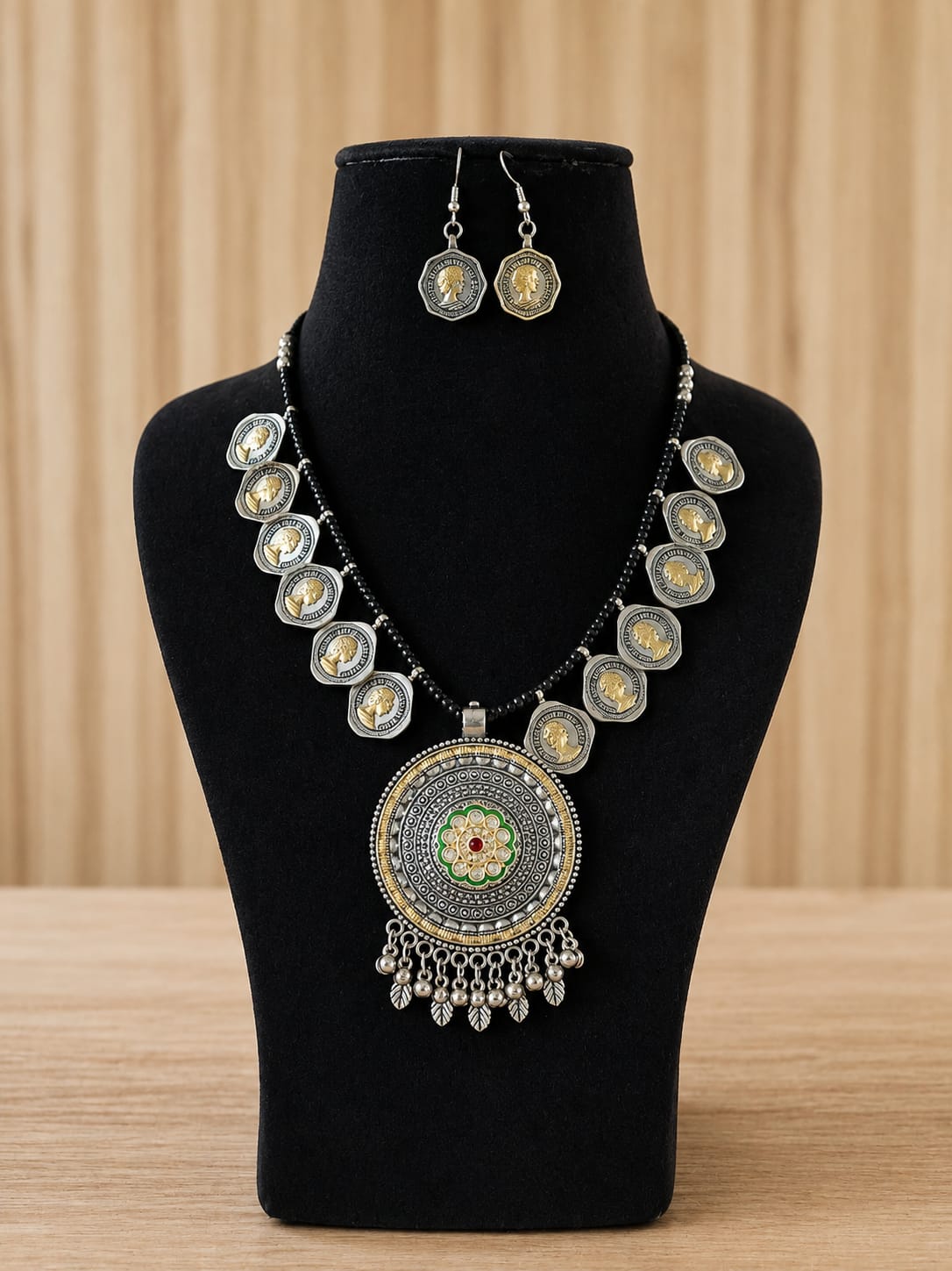 Oxidised Traditional Necklace