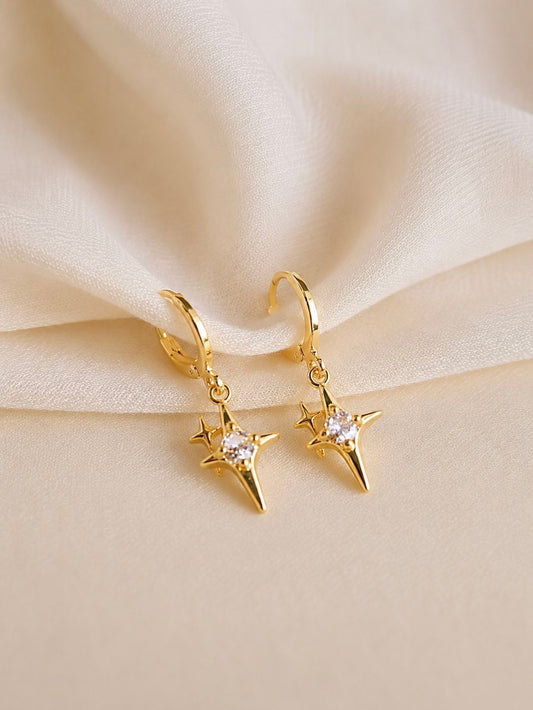 Steel Heart Earrings