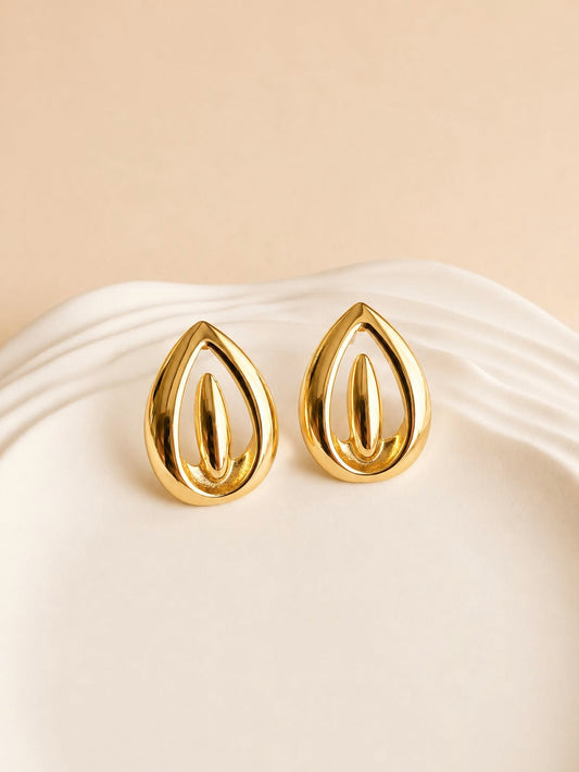 Steel Jhumka Earrings