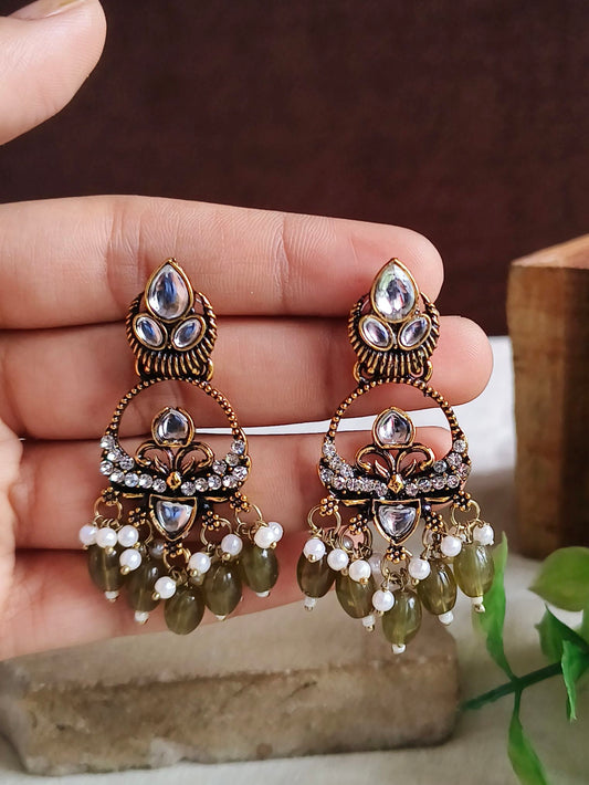 Oxidised Party Wear Earrings