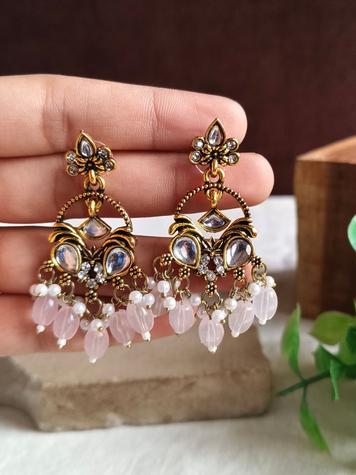 Oxidised Festive Earrings