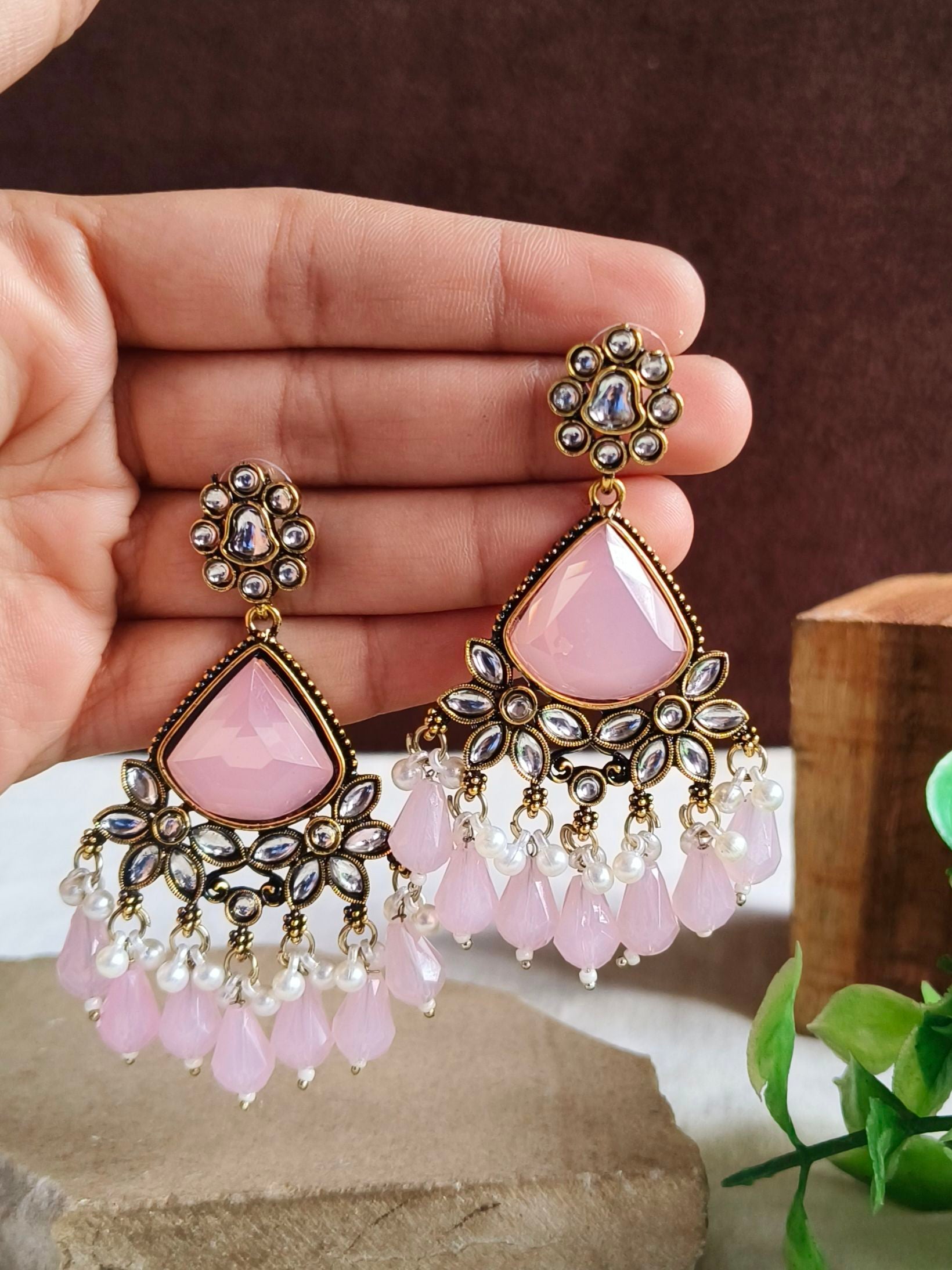 Oxidised Filigree Earrings
