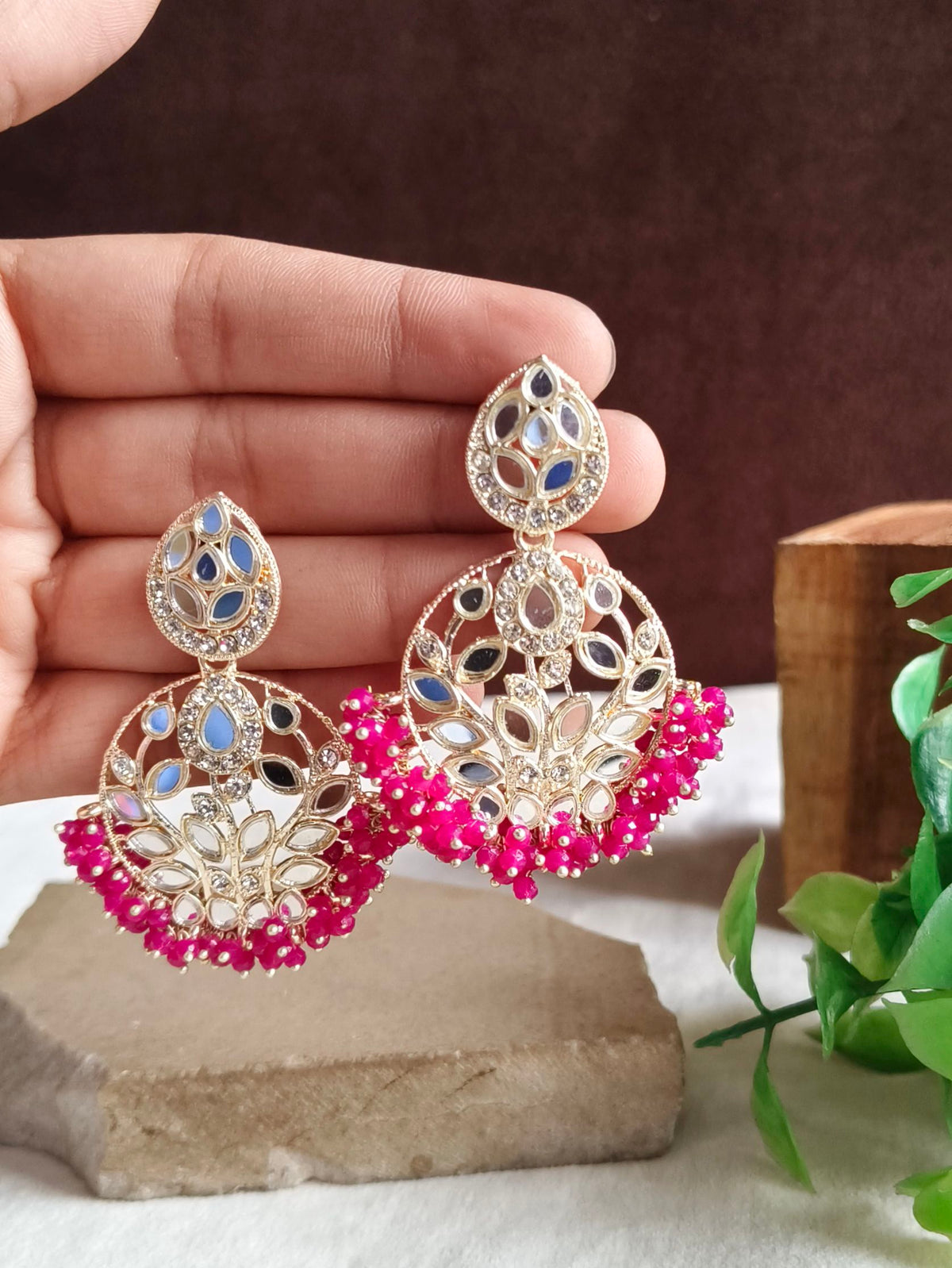 Ethnic Peacock Earrings