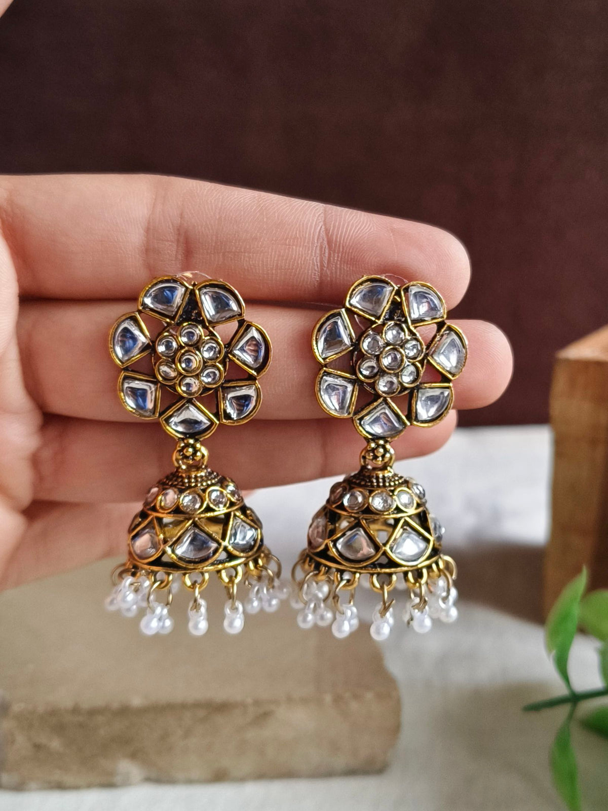 Ethnic Floral Earrings