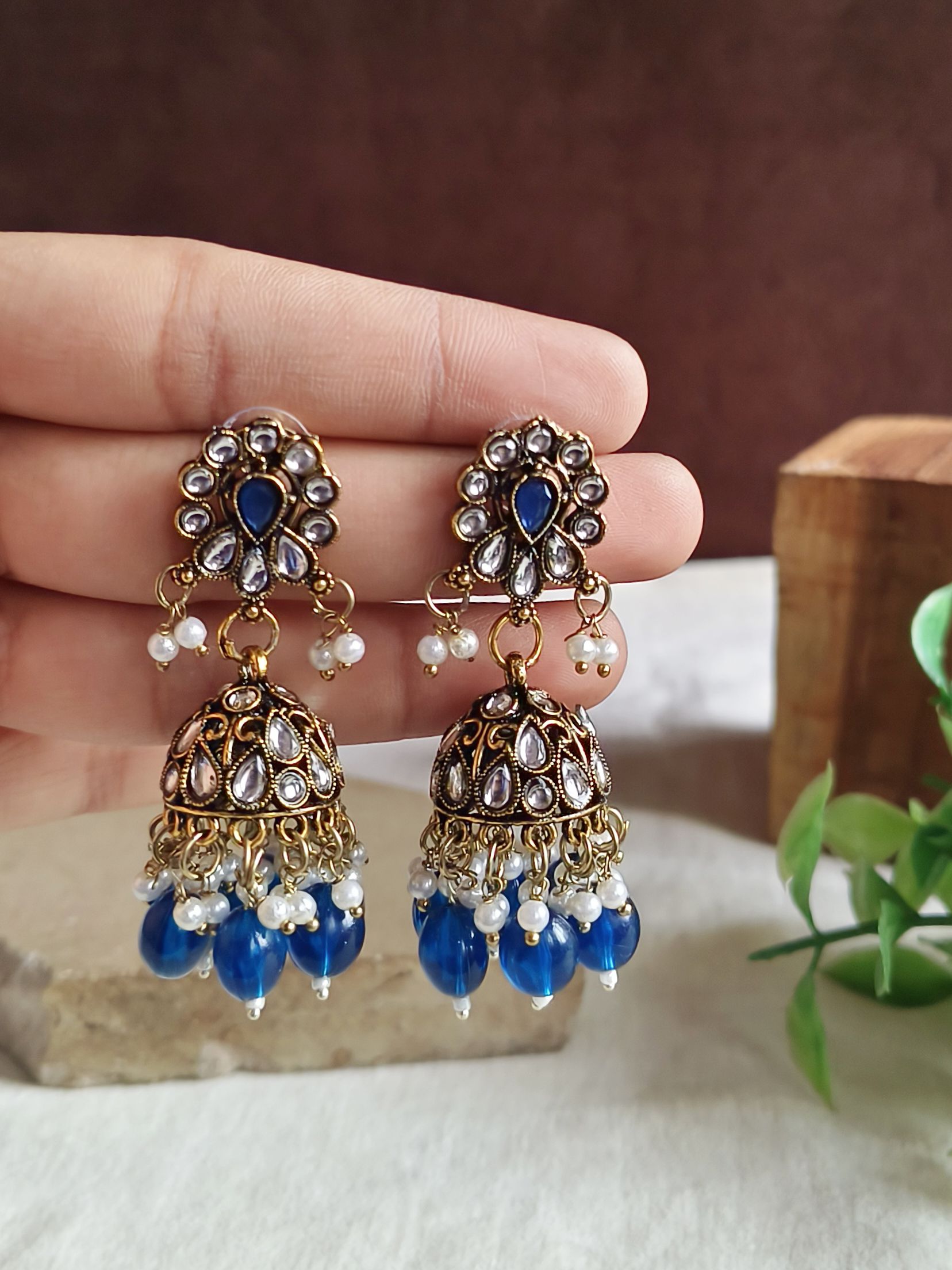 Oxidised Boho Earrings