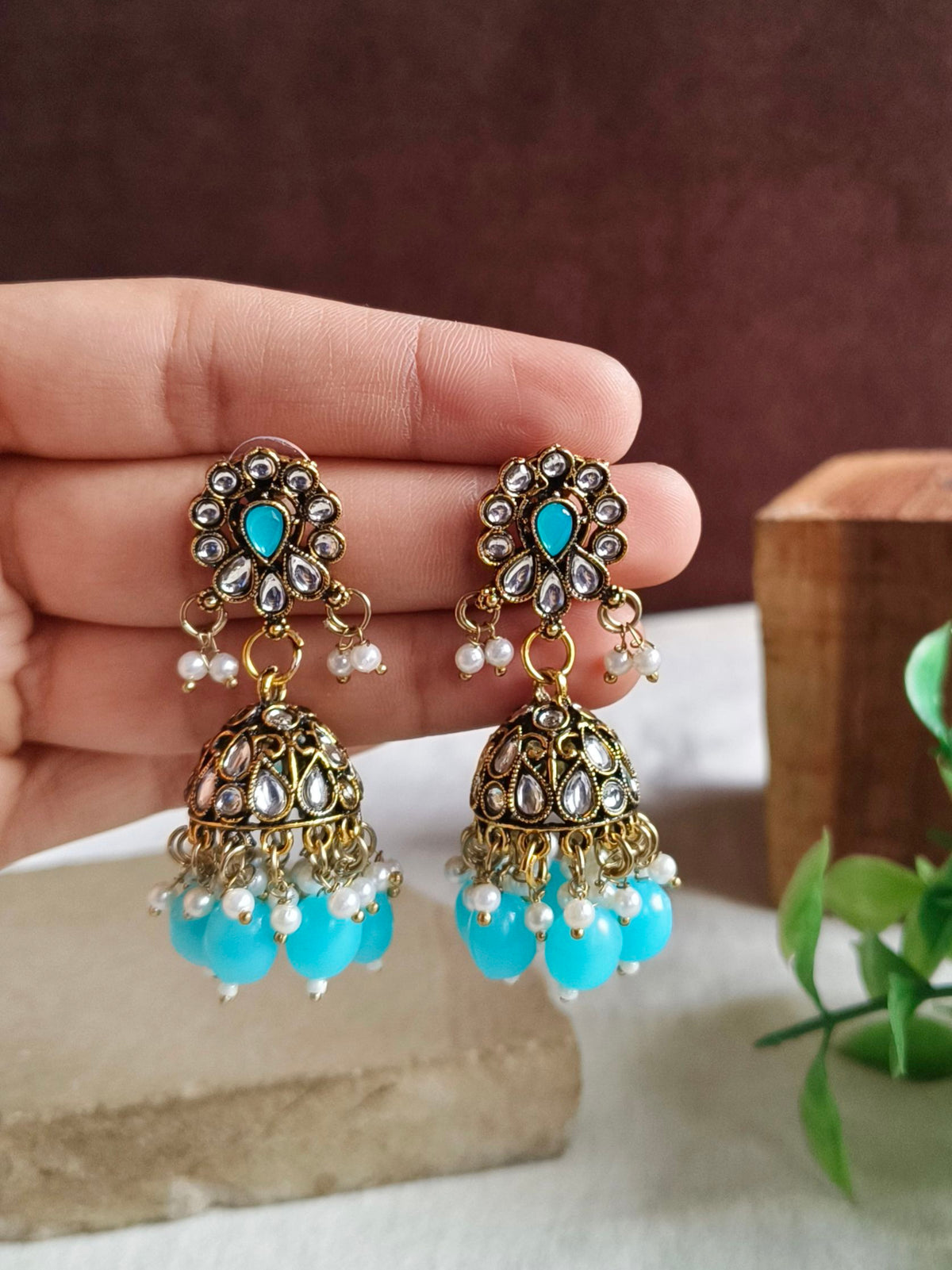 Ethnic Temple Earrings