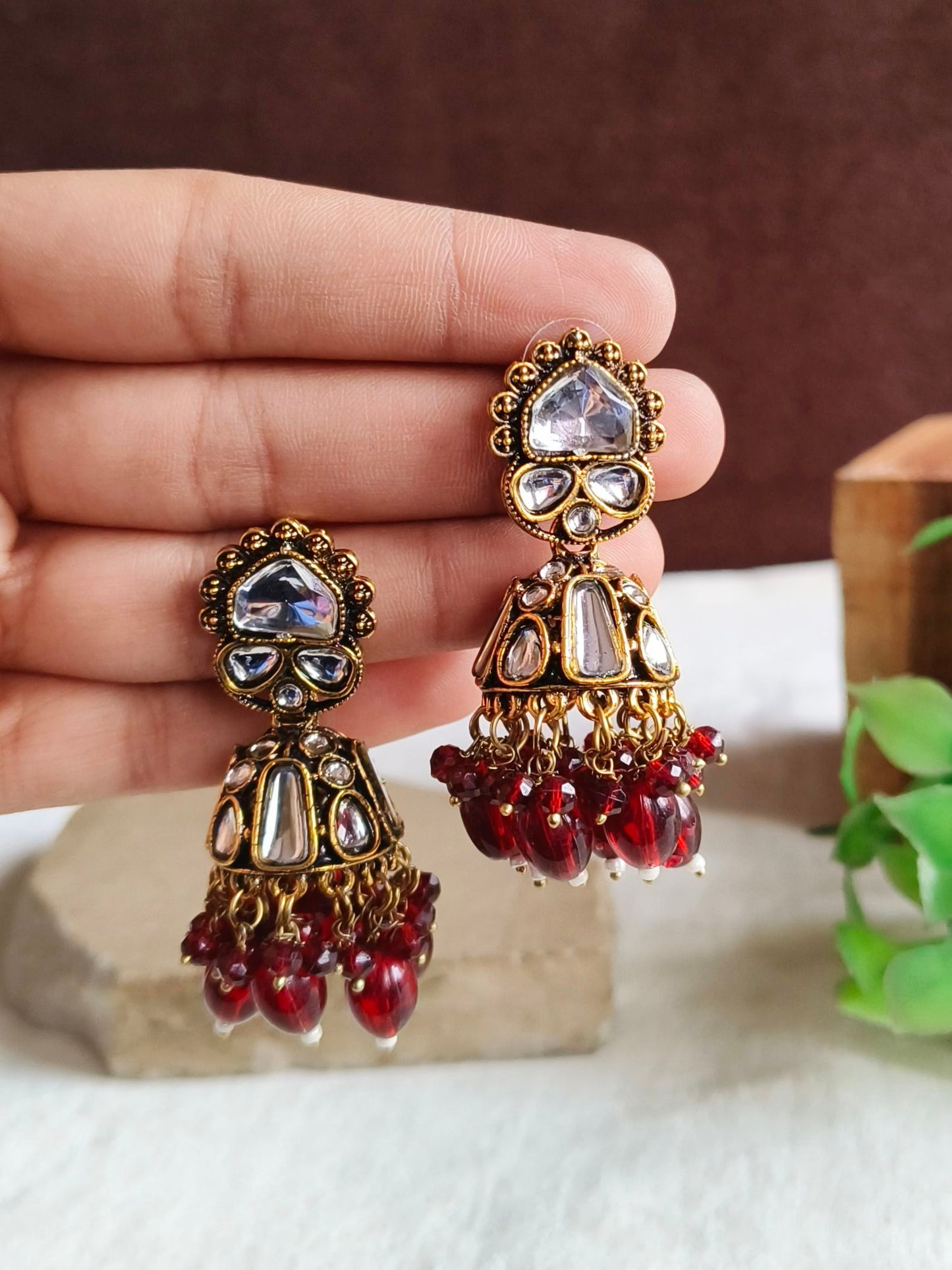 Ethnic Drop Earrings