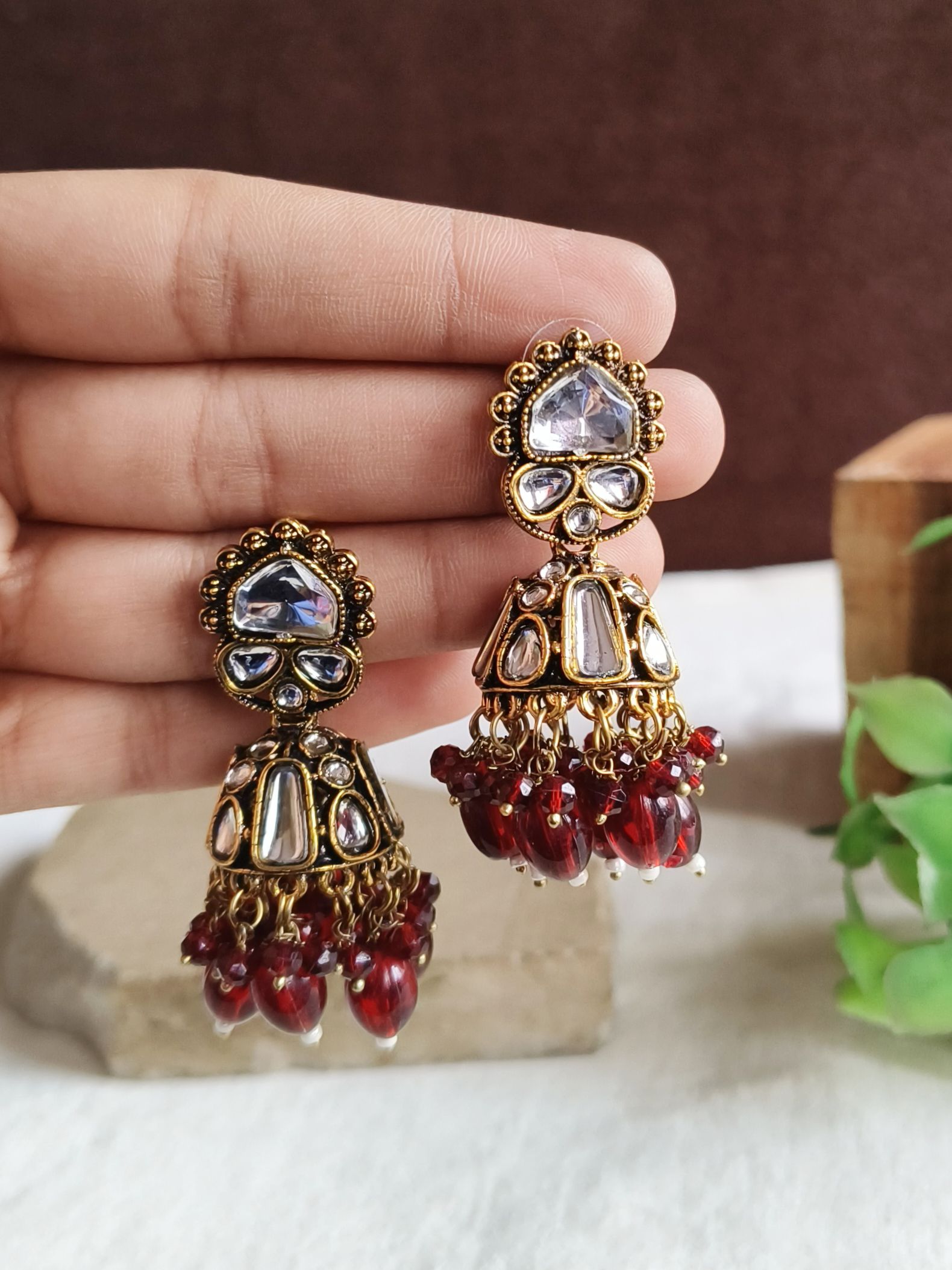Ethnic Drop Earrings
