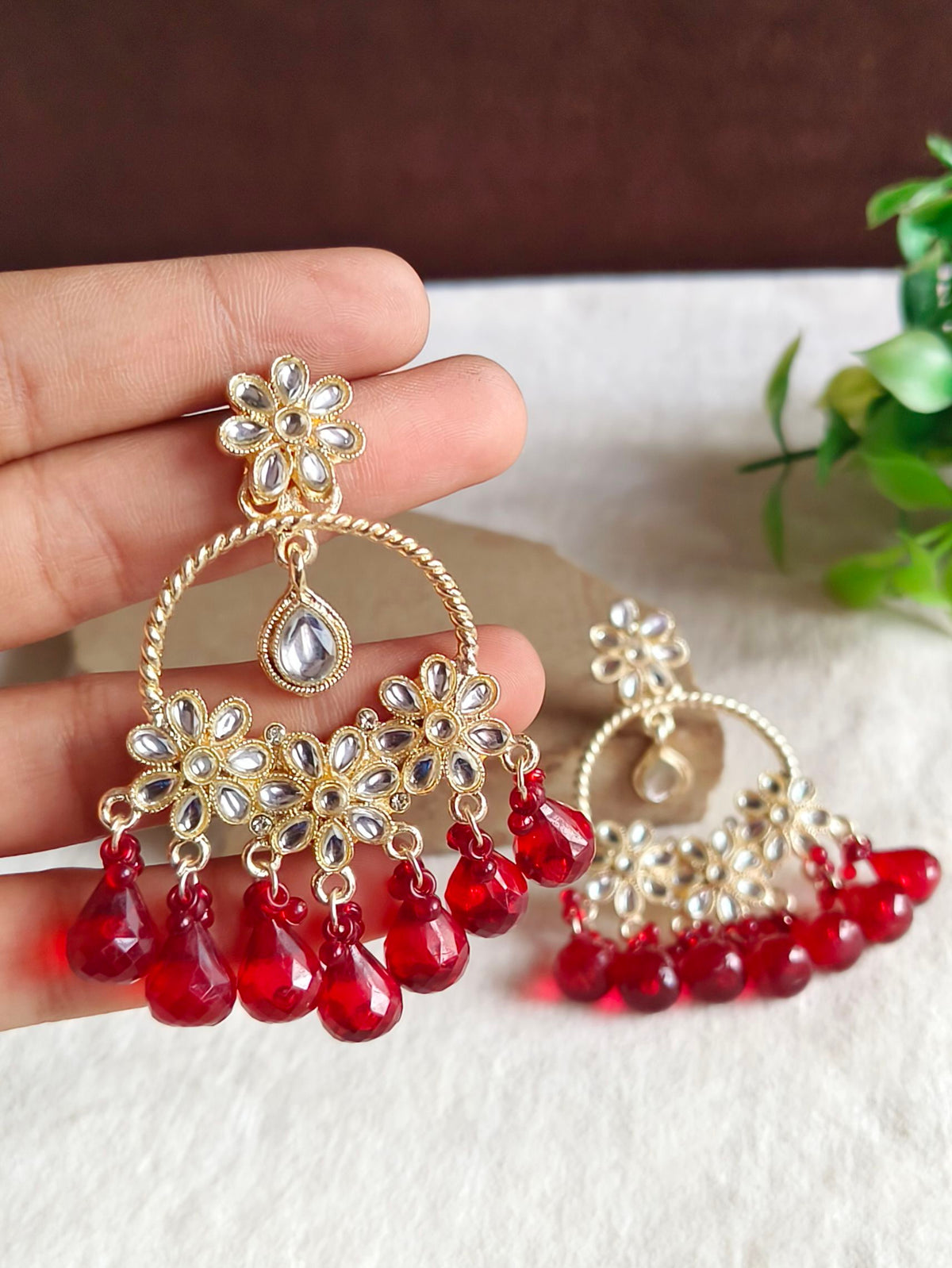 Festive Oxidised Earrings
