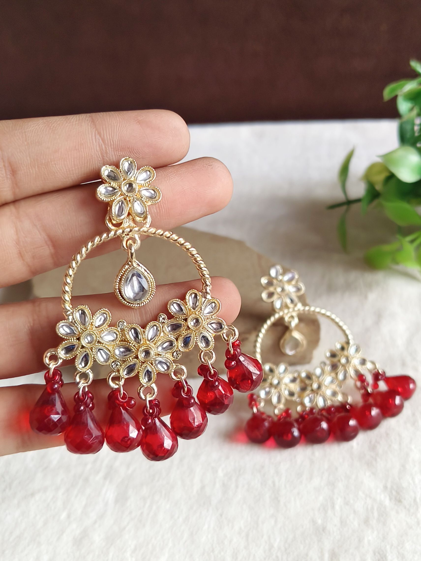 Festive Oxidised Earrings