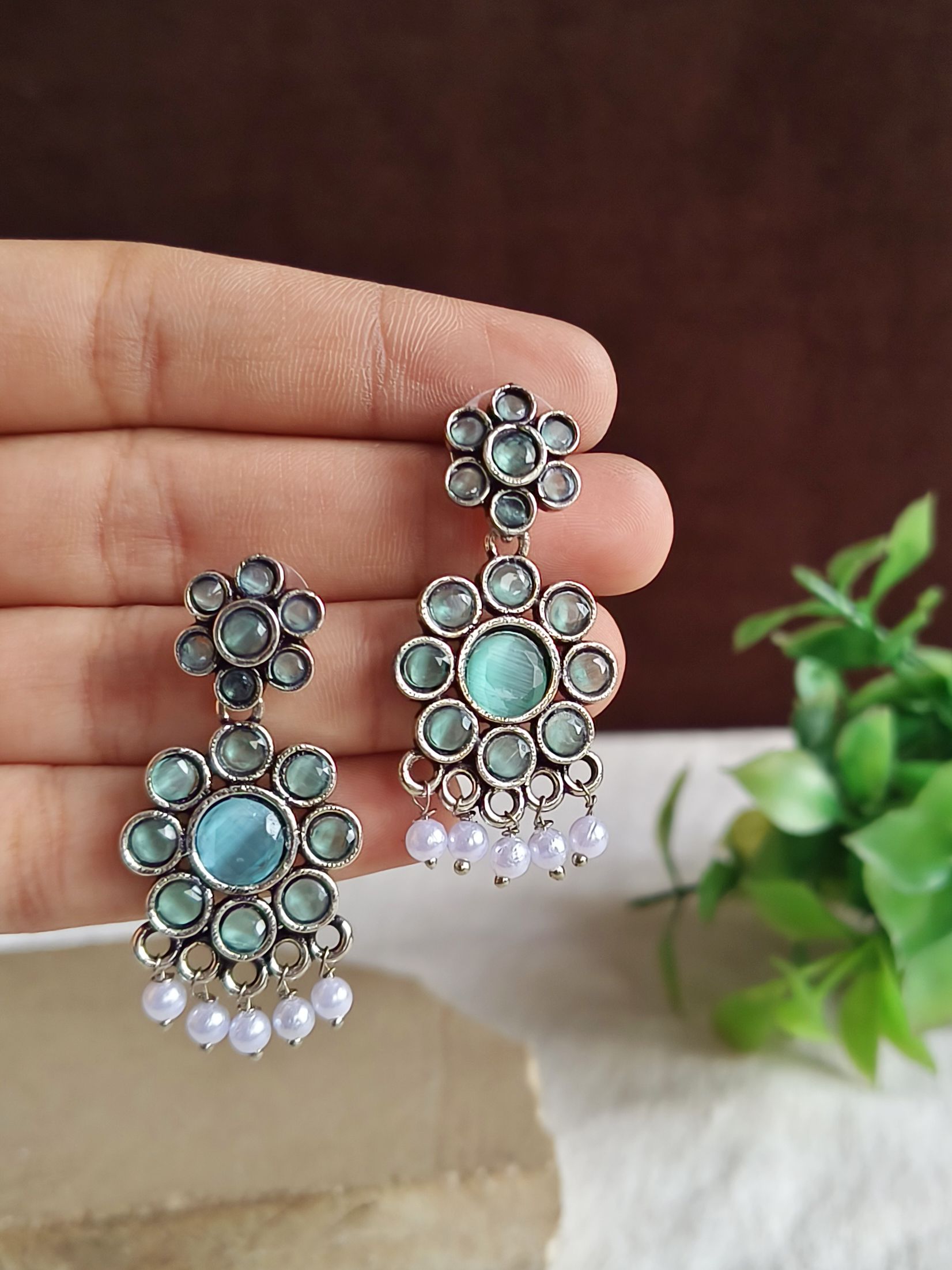 Statement Oxidised Earrings