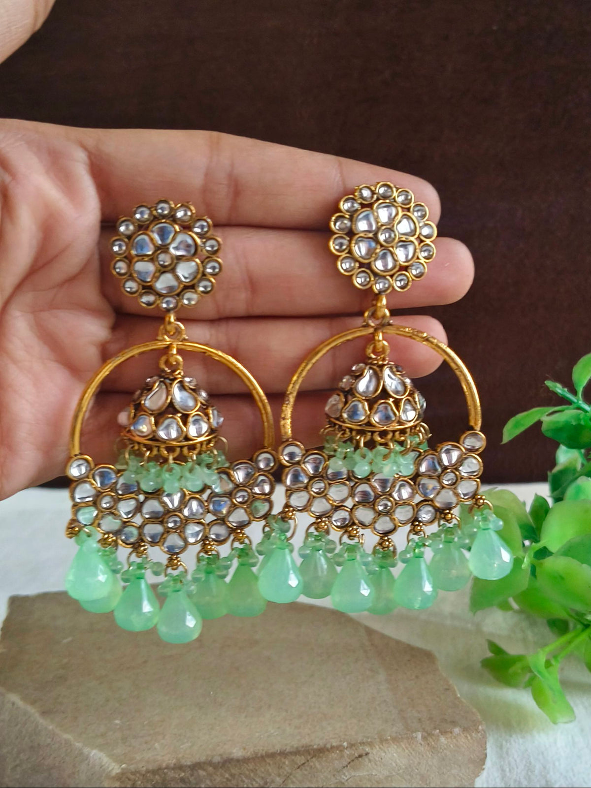 Oxidised Ethnic Earrings