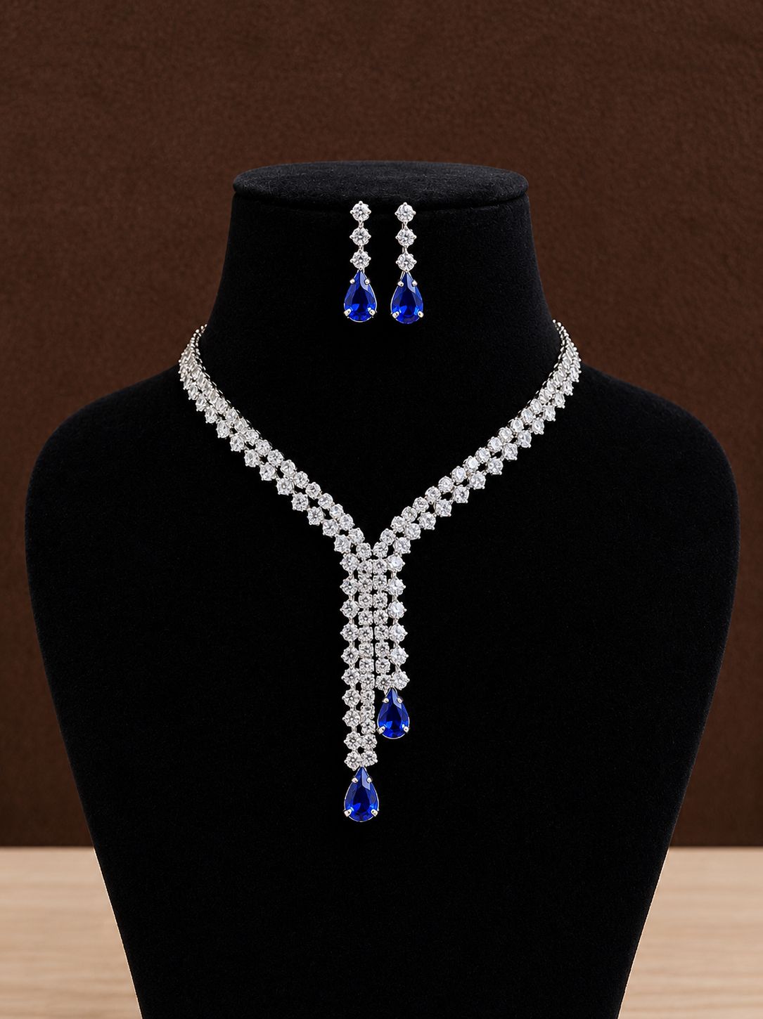 Premium AD Jewellery Set