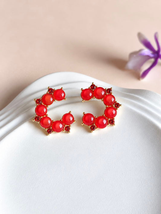 Korean Earrings 0127AMADSTRED
