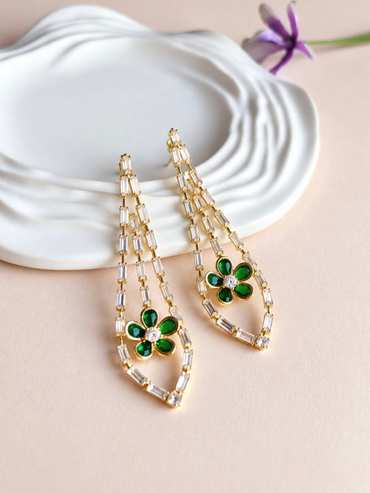 AD Earrings 0093AMADDLGRN
