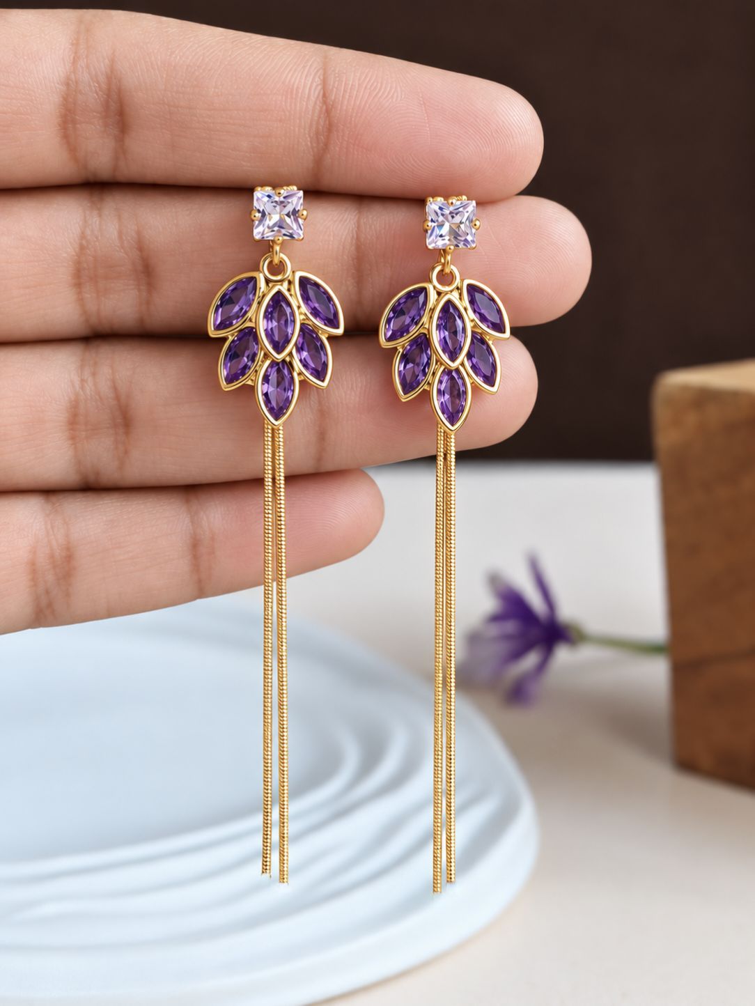 AD Earrings 0092AMADDLPPL