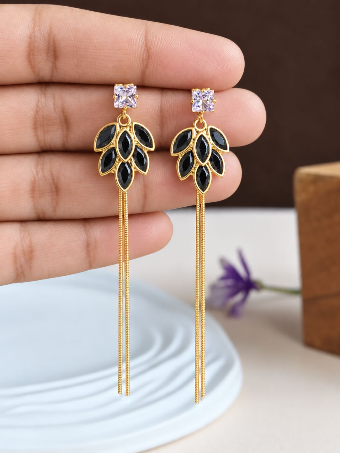 AD Earrings 0092AMADDLBLK