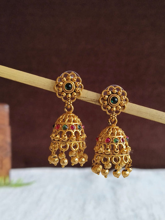 Golden Jhumka 1320