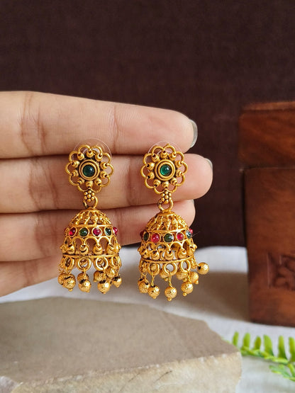Golden Jhumka 1320