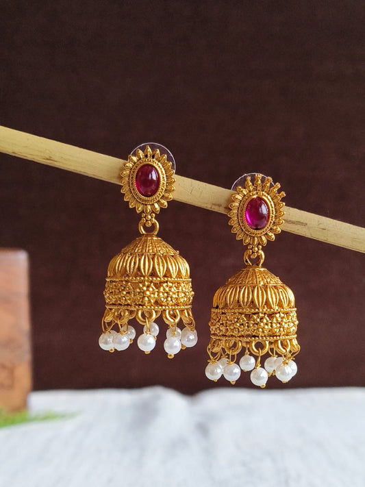 Golden Jhumka 1322
