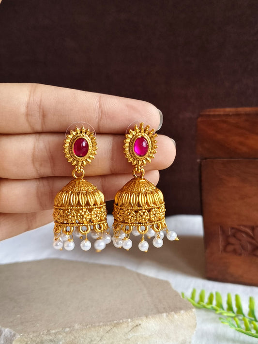 Golden Jhumka 1322