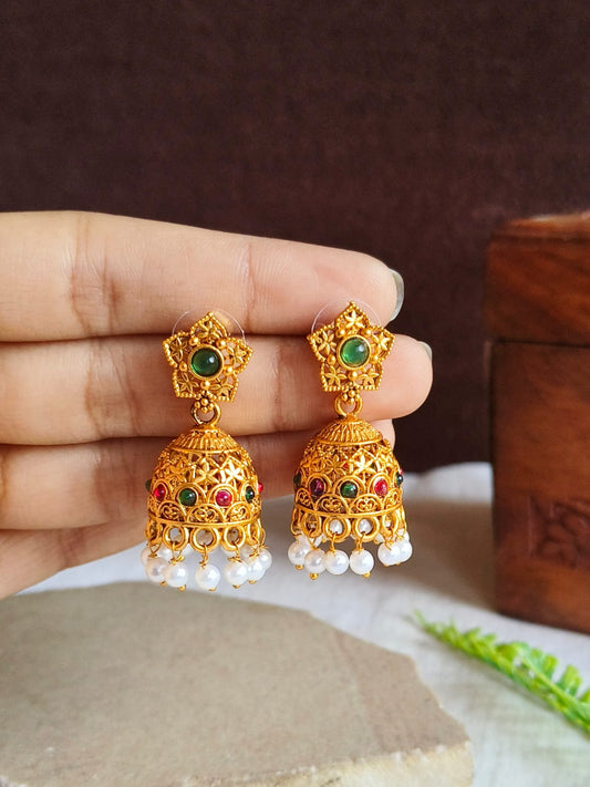 Golden Jhumka 1323GRN