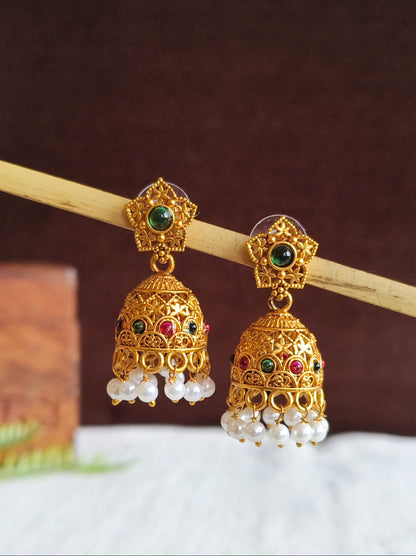Golden Jhumka 1323GRN