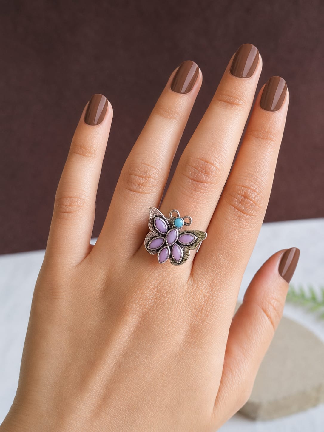 1207OXFRPNK Finger Ring