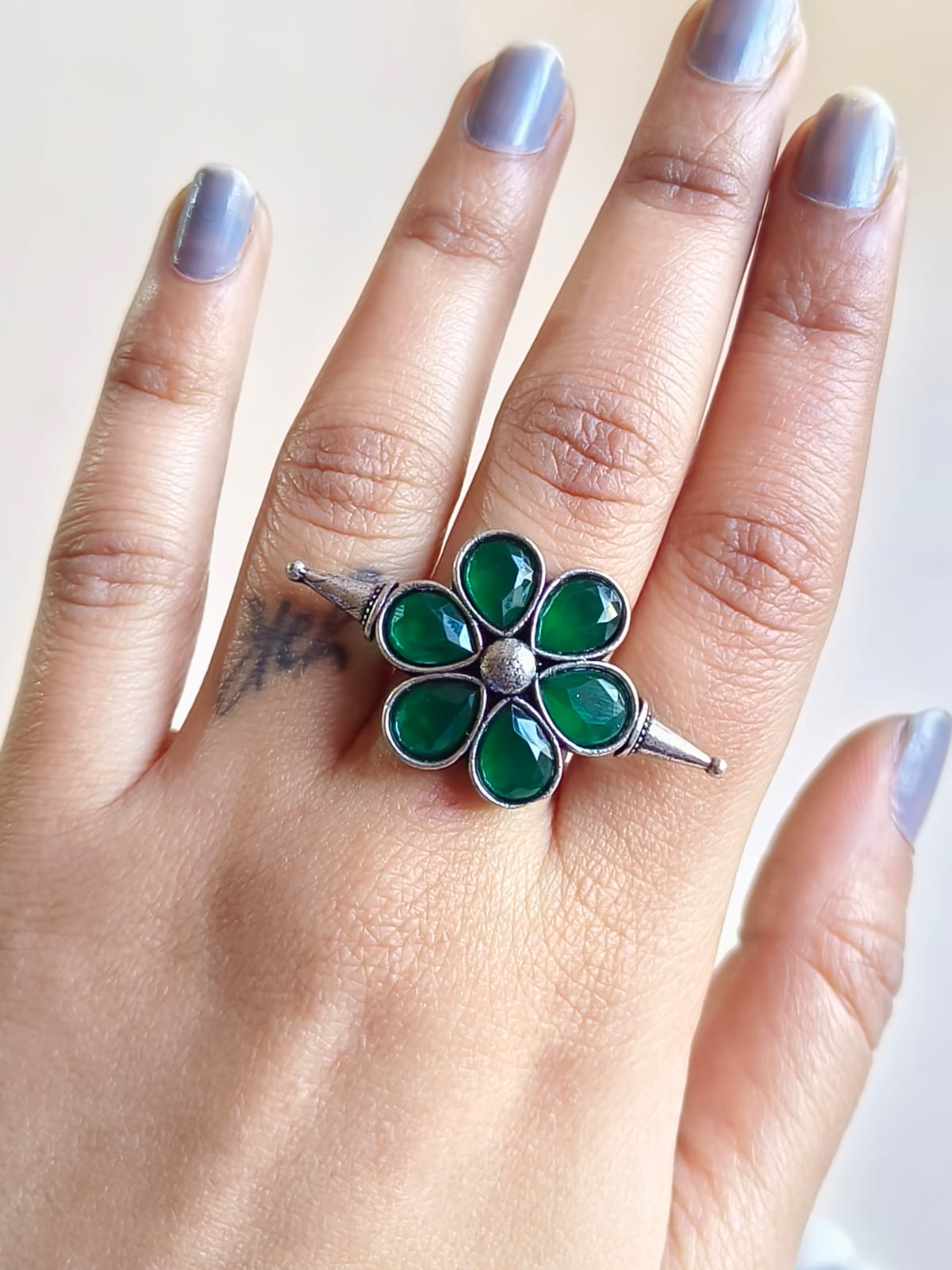 1833OXFRGRN Finger Rings