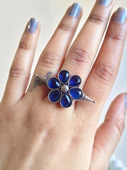 1833OXFRBLU Finger Rings