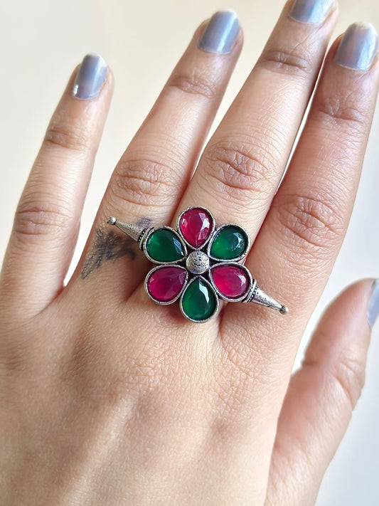 1833OXFRREDGRN Finger Rings