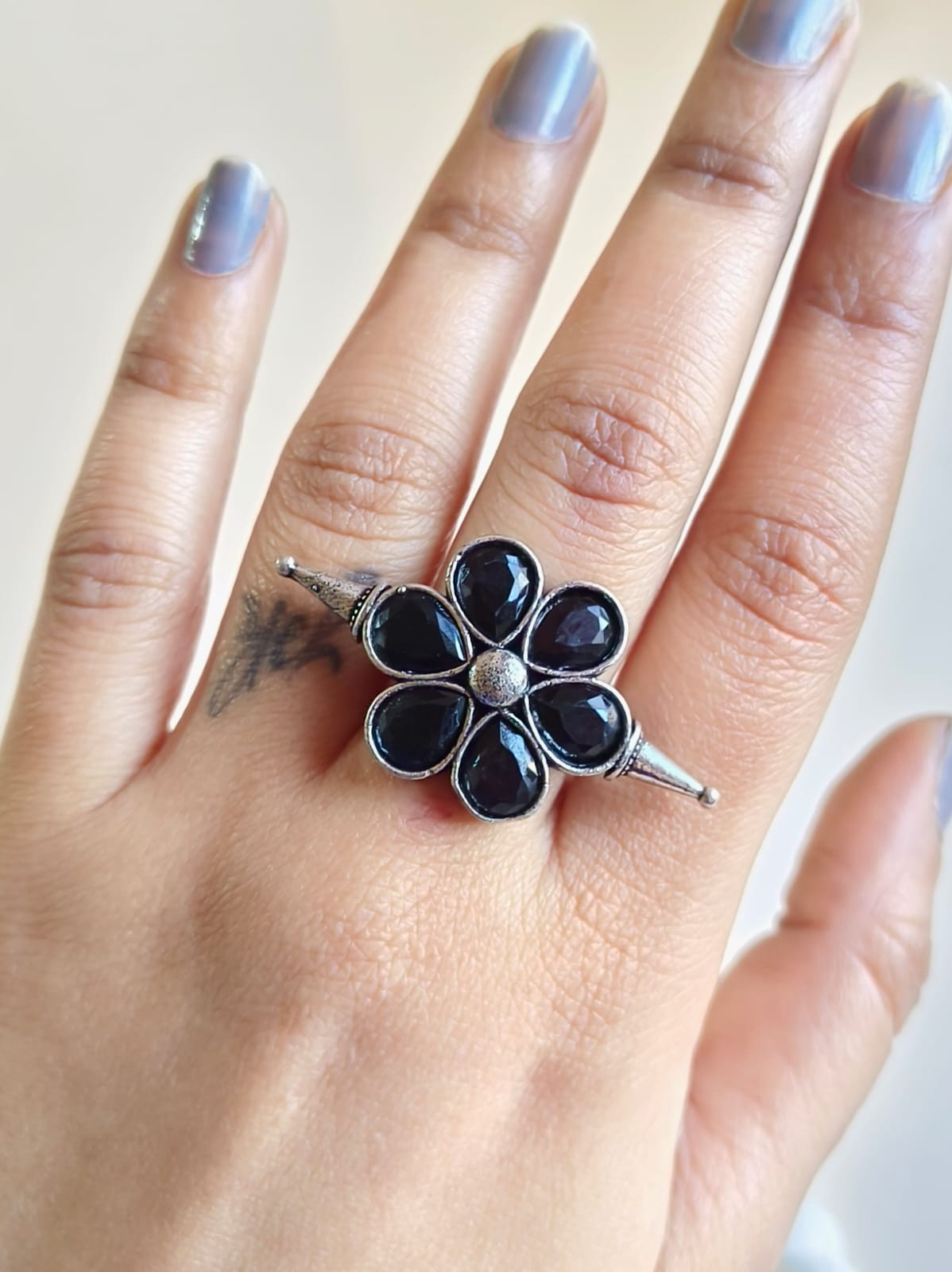 1833OXFRBLK Finger Rings